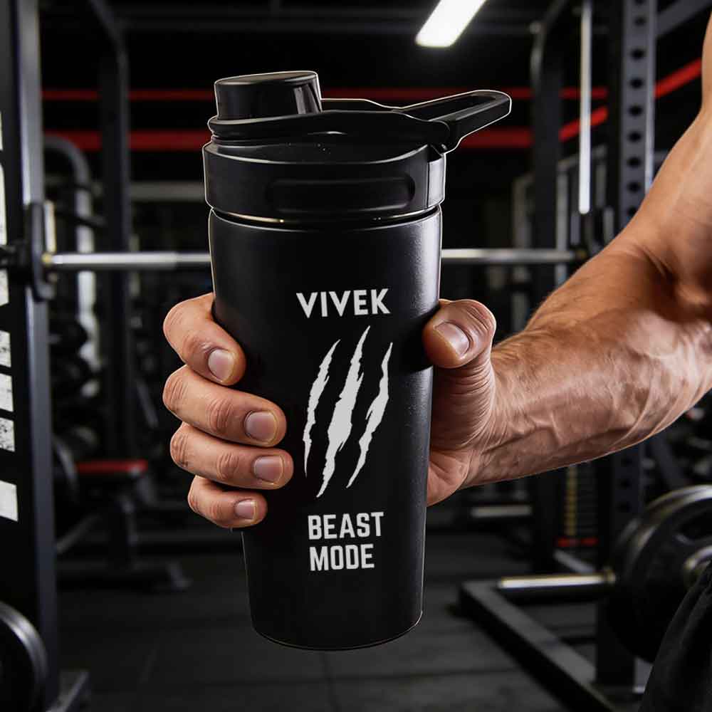 Custom Shaker Bottle for Protein Mixer Sippers Gym Workouts with Whisk Ball