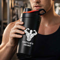 Personalized Protein Shaker for Gym Workout Custom Shake Mixer with Whisk Ball