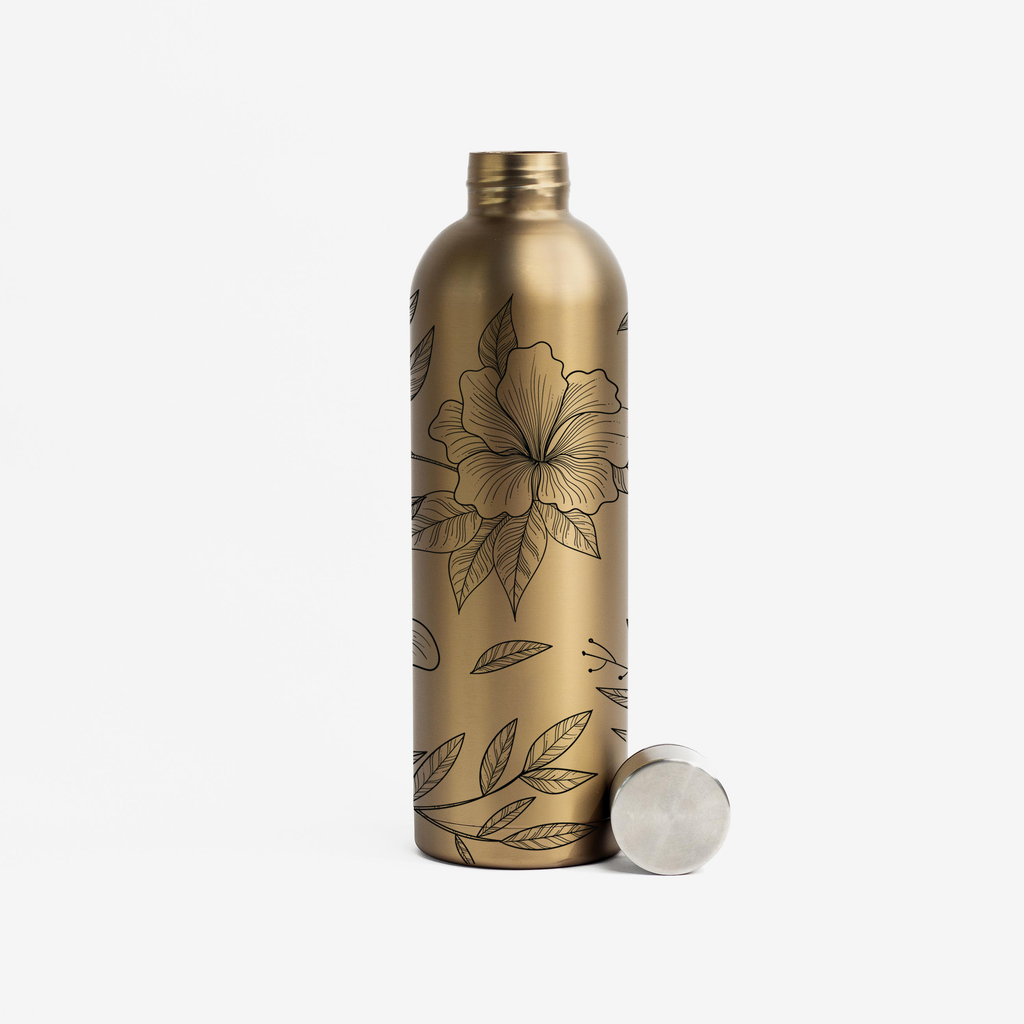 Kookumber Insulated Water Bottle - Hibiscus