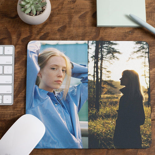 2 Customised Photo Collage Mouse Pad - Gift Lift