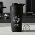 Personalized Protein Shaker for Gym Workout Custom Shake Mixer with Whisk Ball