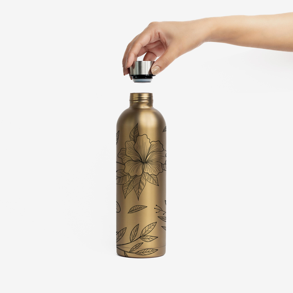 Kookumber Insulated Water Bottle - Hibiscus