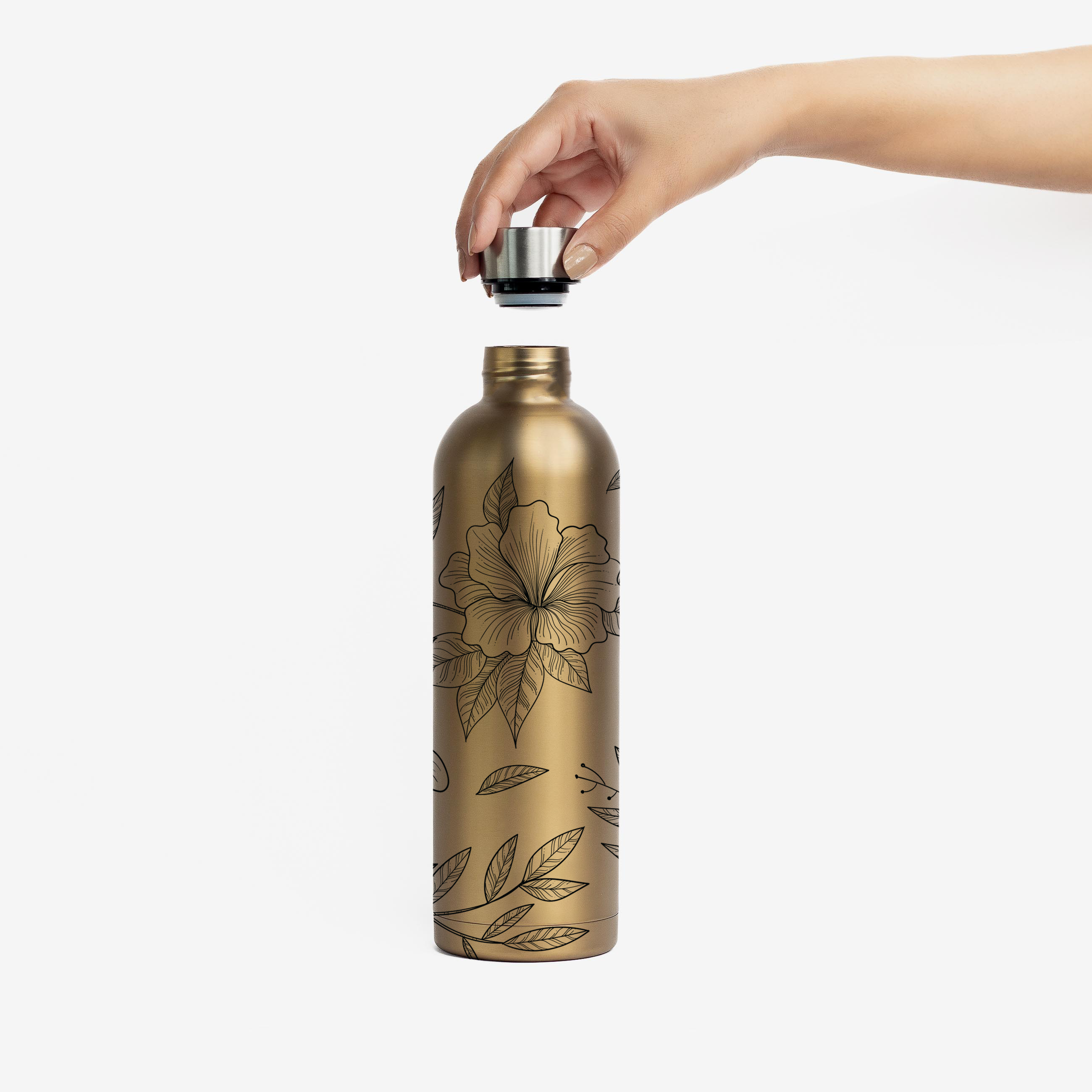 Kookumber Insulated Water Bottle - Hibiscus