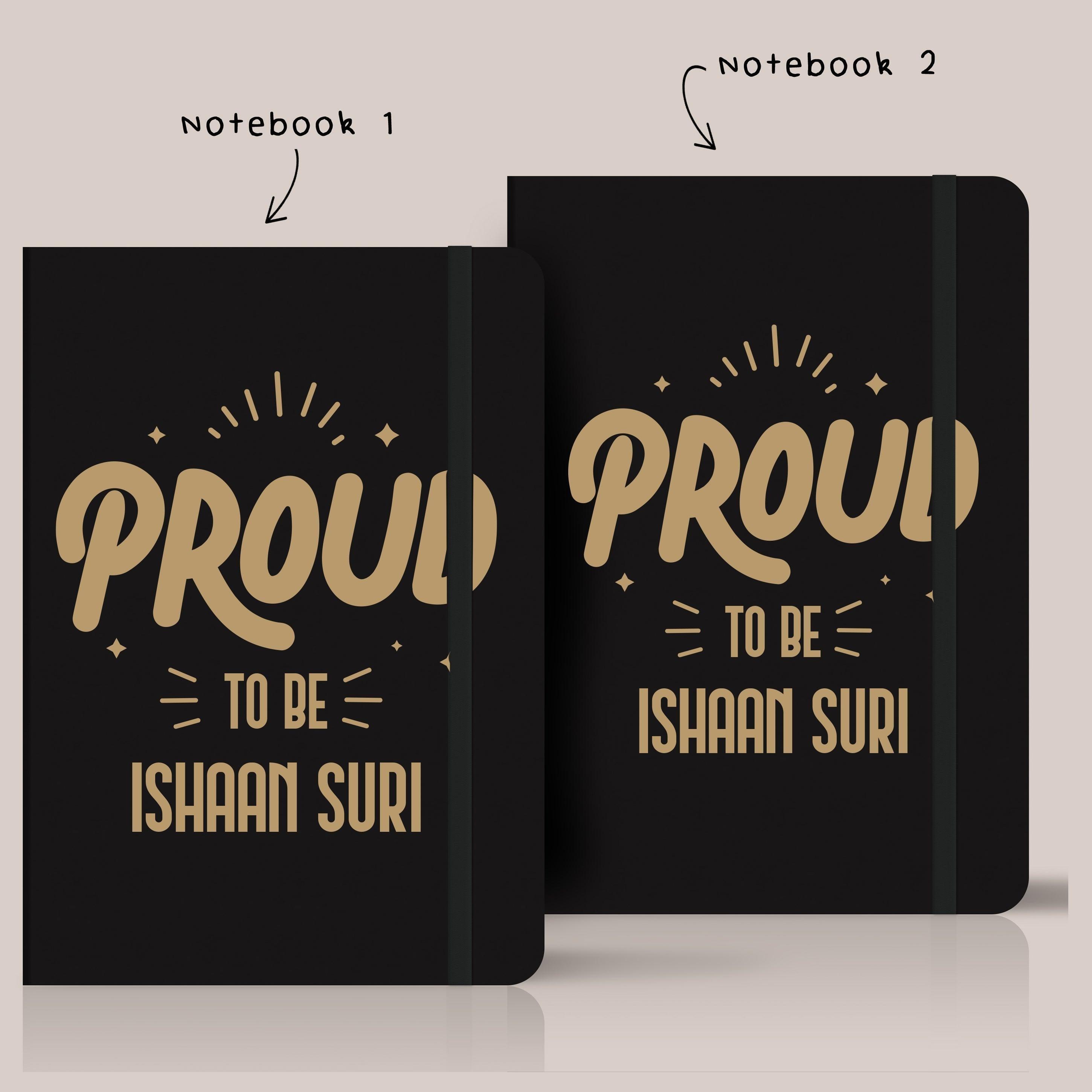 Personalized Pride & Proud Art Notebook - Set of 2 - Gift Lift
