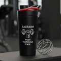 Custom Shaker Bottle for Protein Mixer Sippers Gym Workouts with Whisk Ball