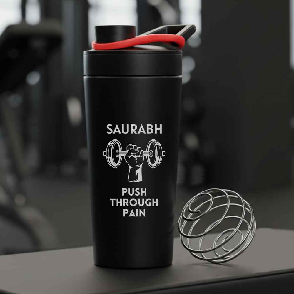 Custom Shaker Bottle for Protein Mixer Sippers Gym Workouts with Whisk Ball