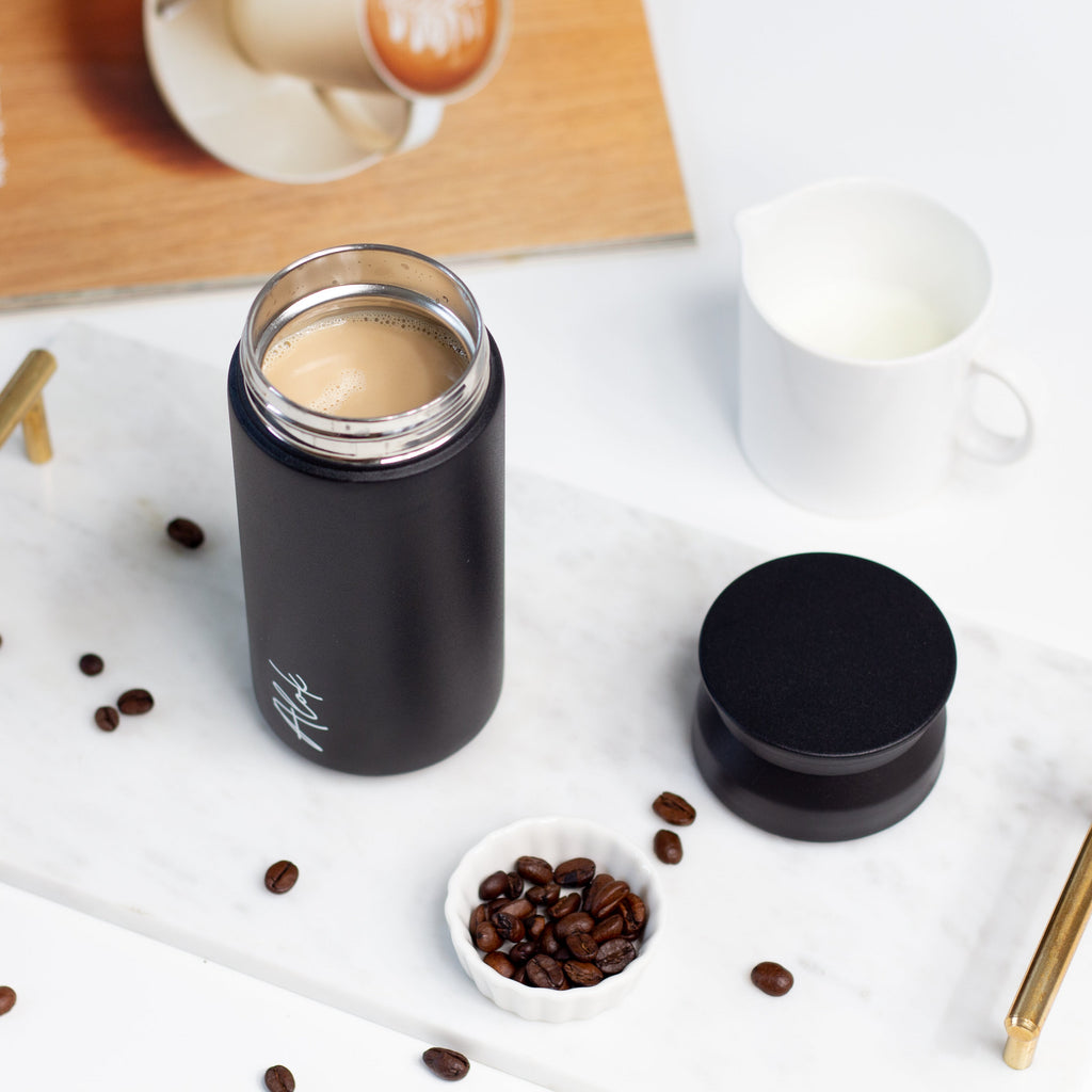Personalised Black Insulated Coffee Tumbler