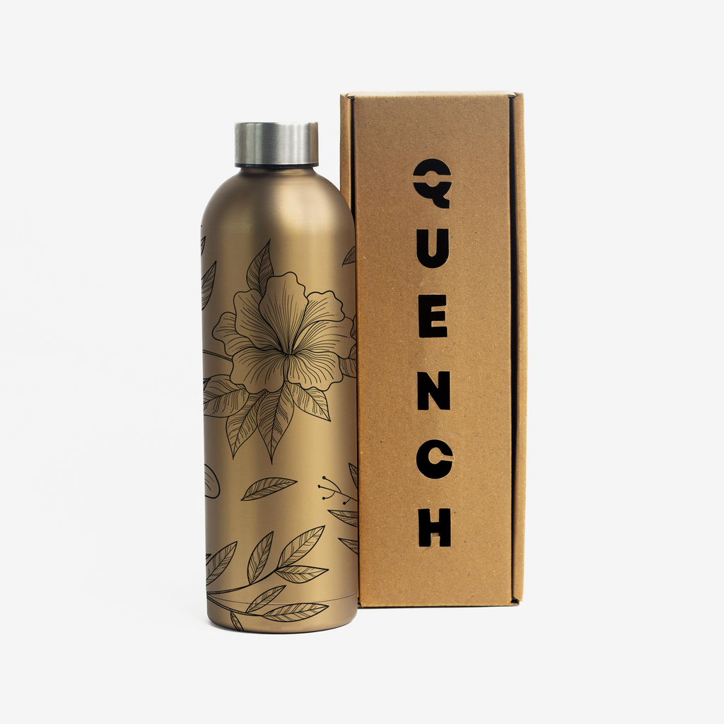 Kookumber Insulated Water Bottle - Hibiscus