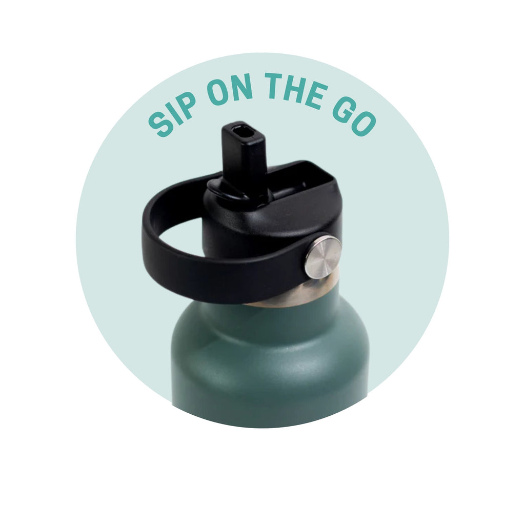 Kookumber Plus- Personalised Sipper Water Bottle - Military Green
