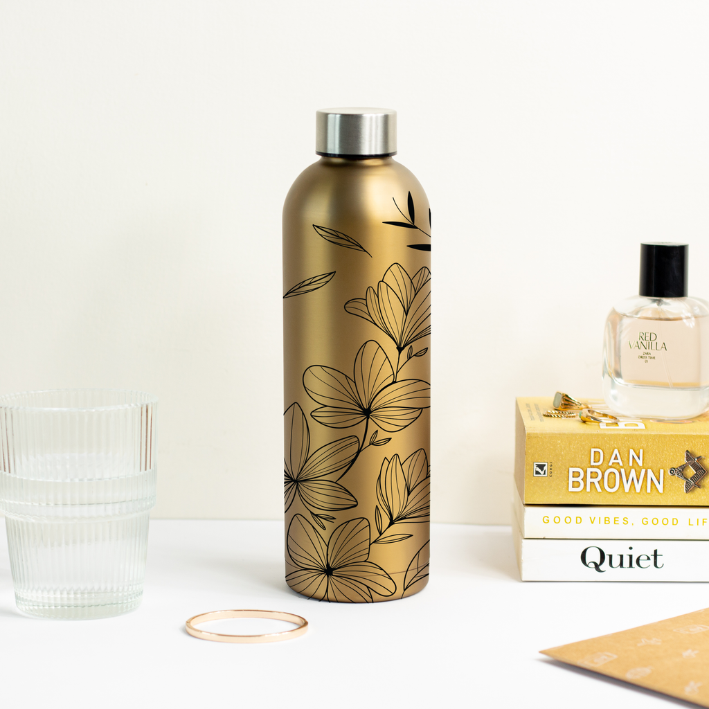 Kookumber Insulated Water Bottle - Flora