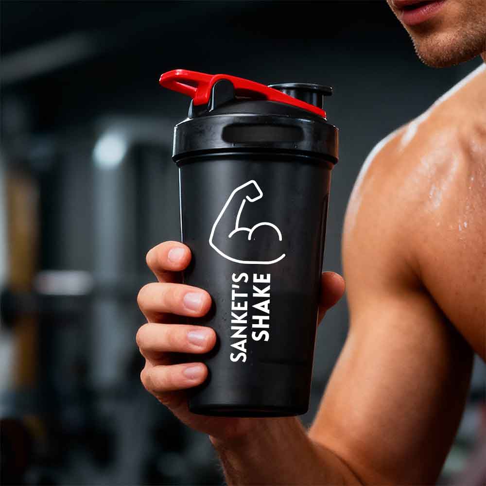 Custom Shaker Bottle for Protein Mixer Sippers Gym Workouts with Whisk Ball