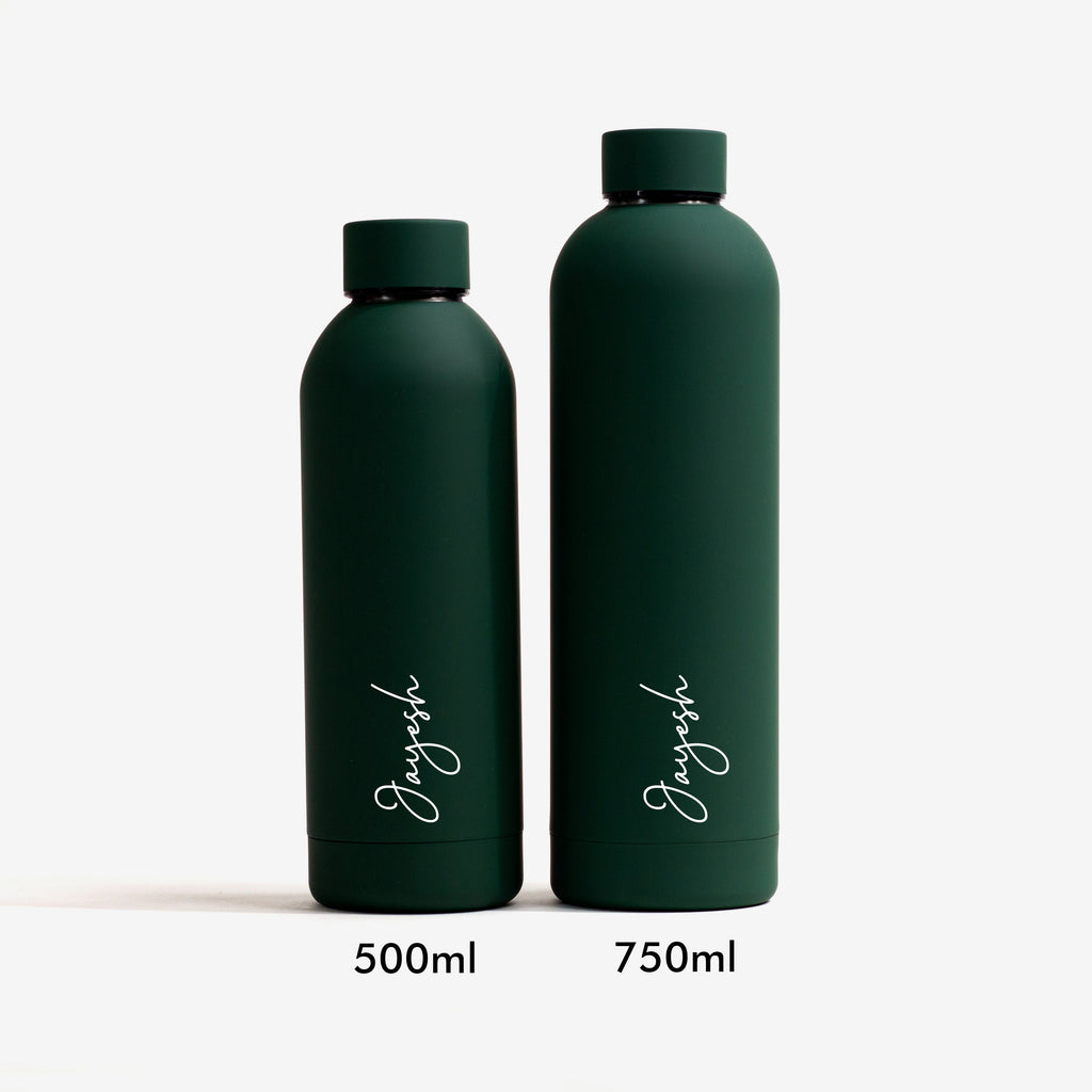 Personalised Water Bottle - Fern Green