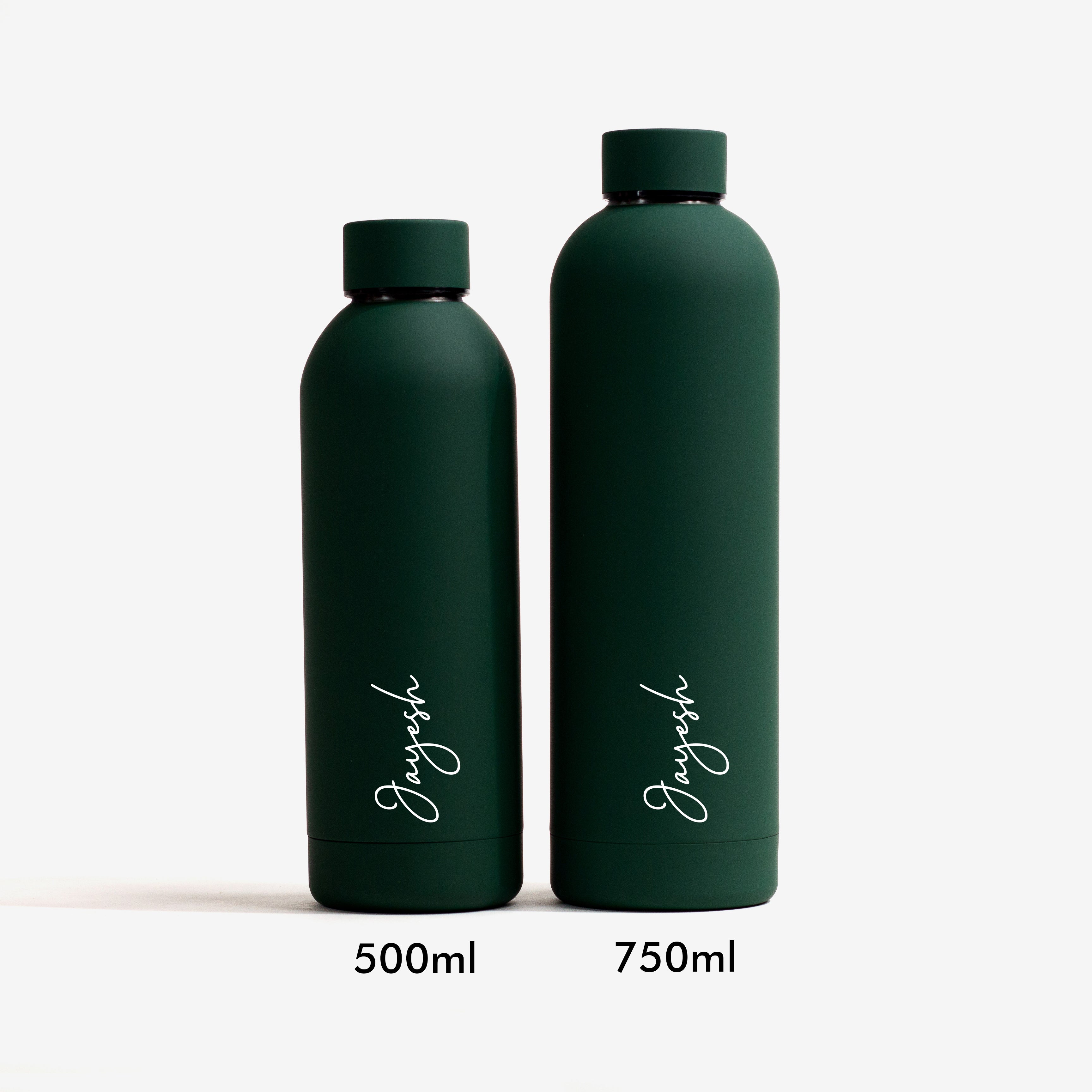Personalised Water Bottle - Fern Green