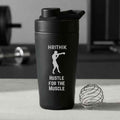 Personalised Protein Gym Shaker for Workout Custom Shake Mixer with Whisk Ball