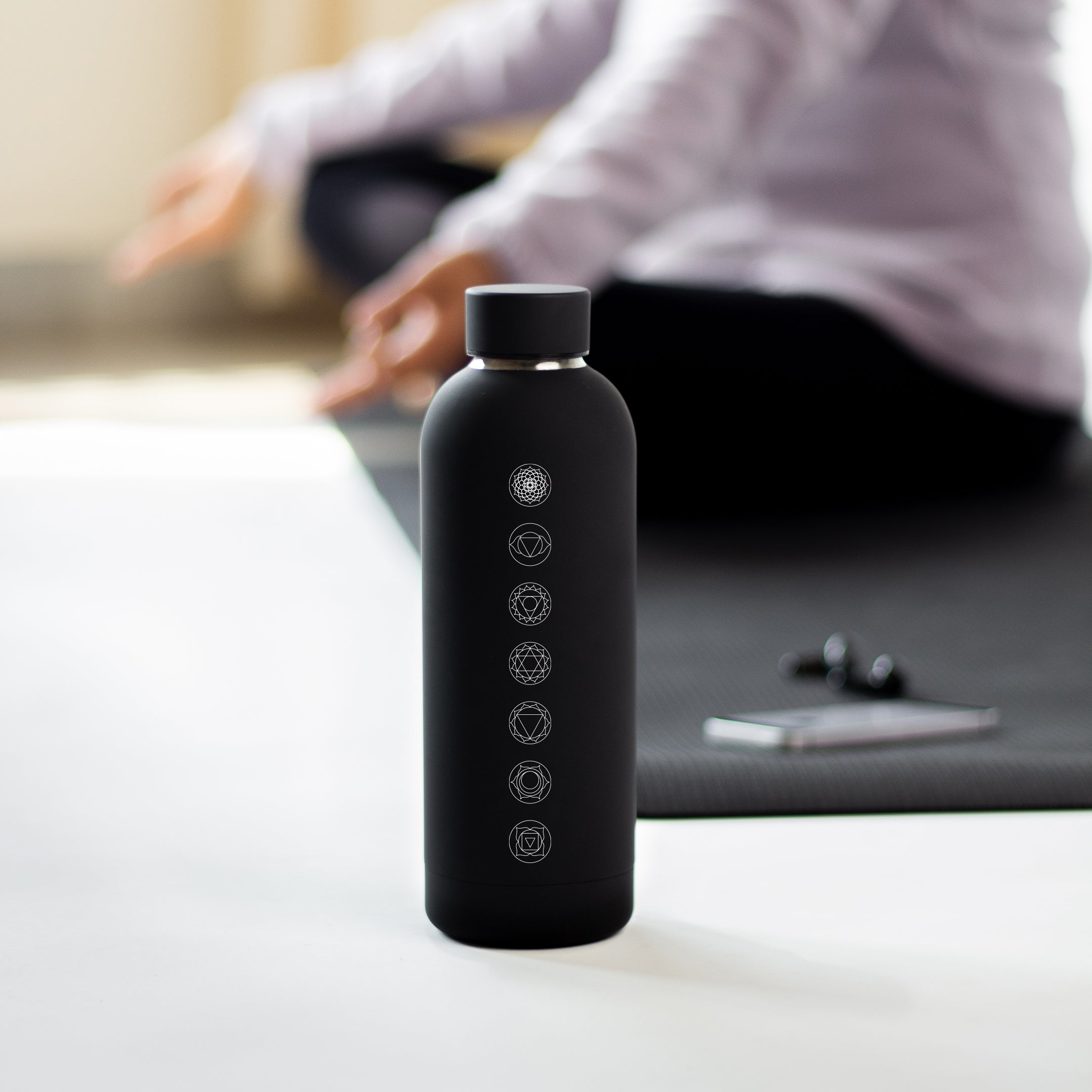 Kookumber - Personalised Water Bottle - Chakra Flow