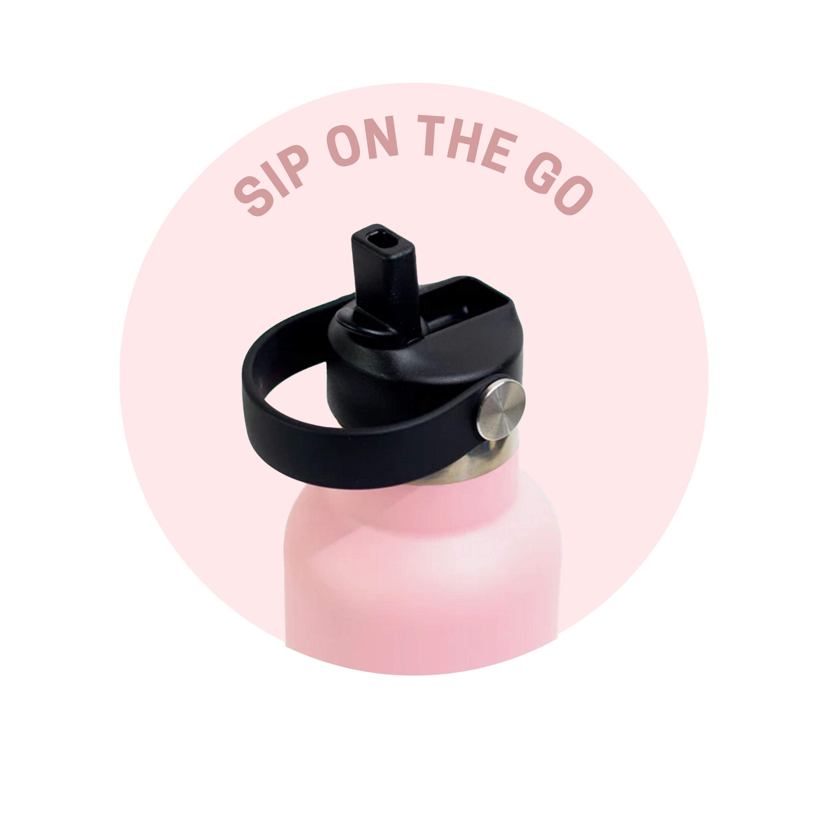 Kookumber Plus- Personalised Sipper Water Bottle - Pink