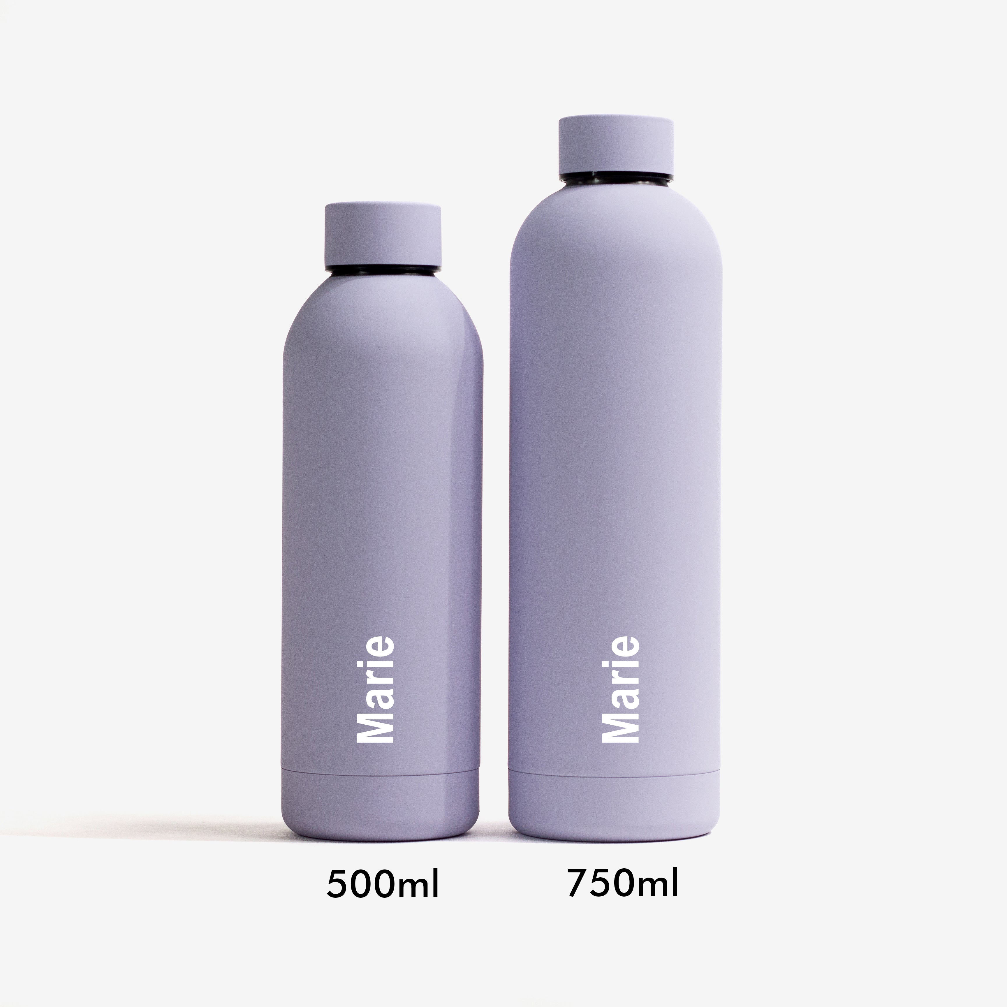 Kookumber - Personalised Water Bottle - Lilac