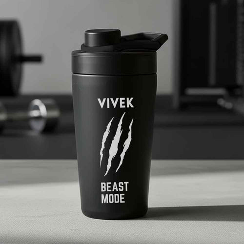 Custom Shaker Bottle for Protein Mixer Sippers Gym Workouts with Whisk Ball