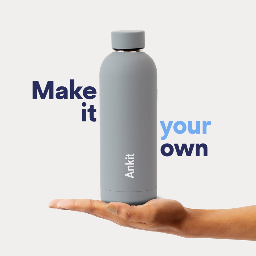 Kookumber - Personalised Water Bottle - Gift for Men