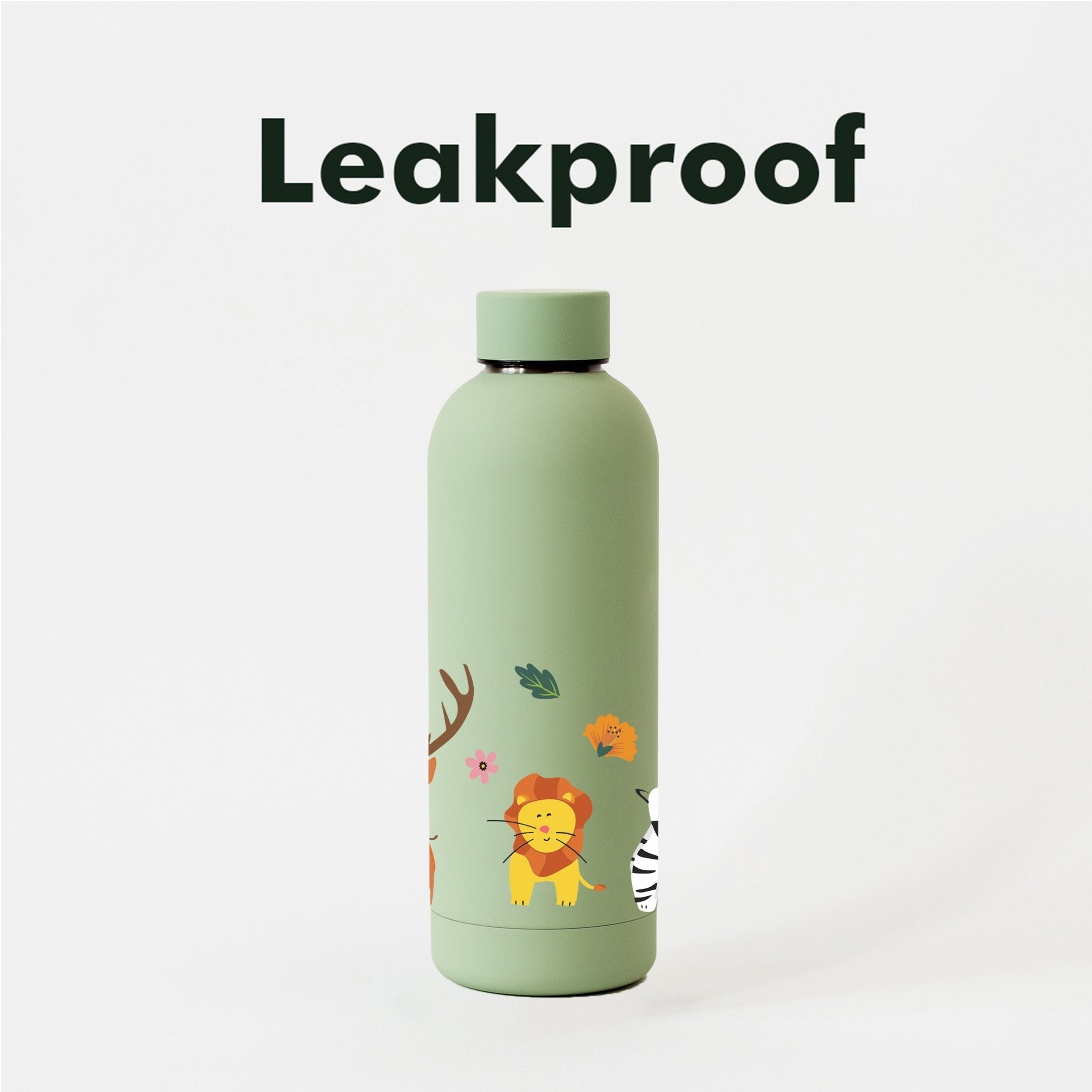 Kookumber - Personalised Water Bottle - Zoo Kingdom