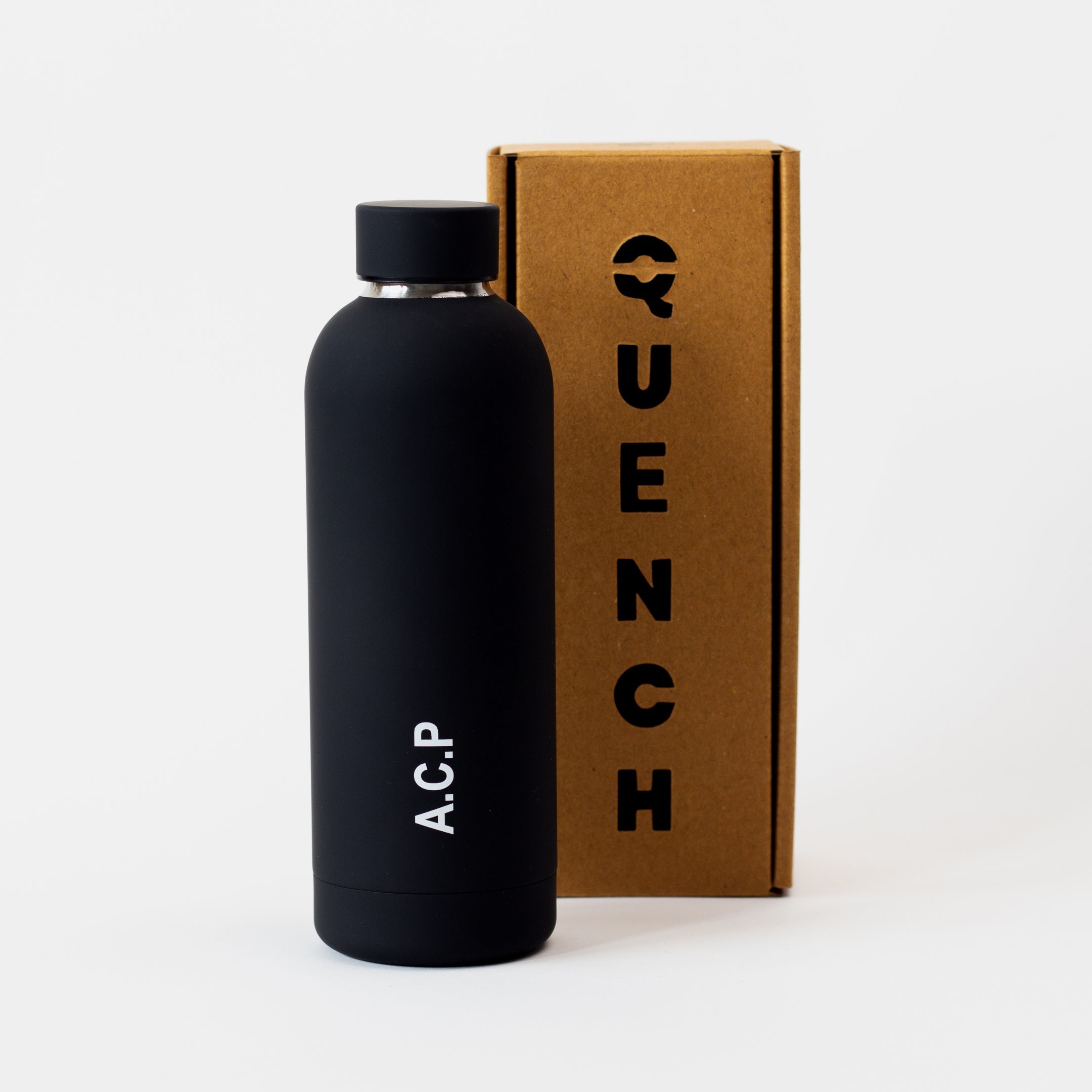 Kookumber - Personalised Water Bottle - Black