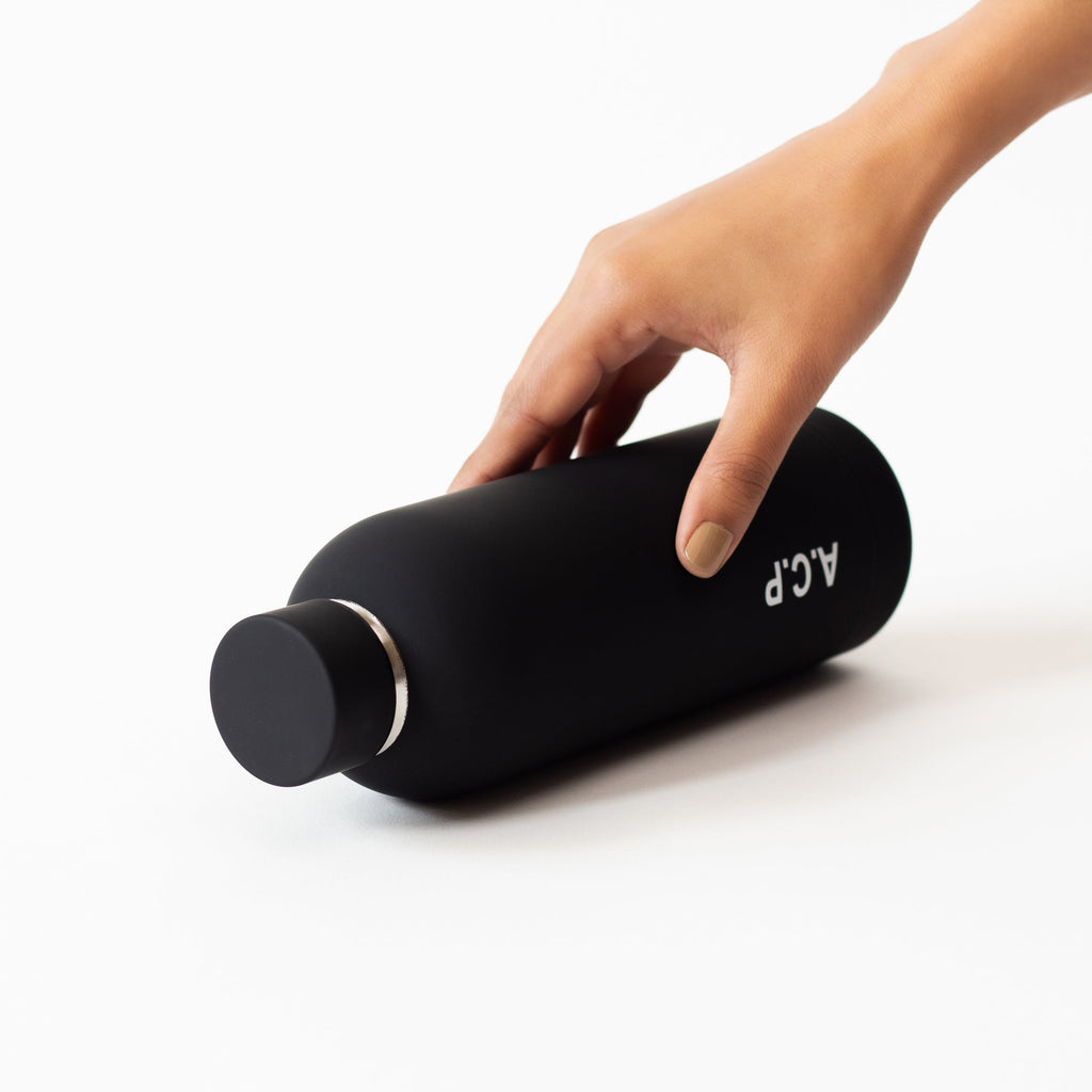 Kookumber - Personalised Water Bottle - Black