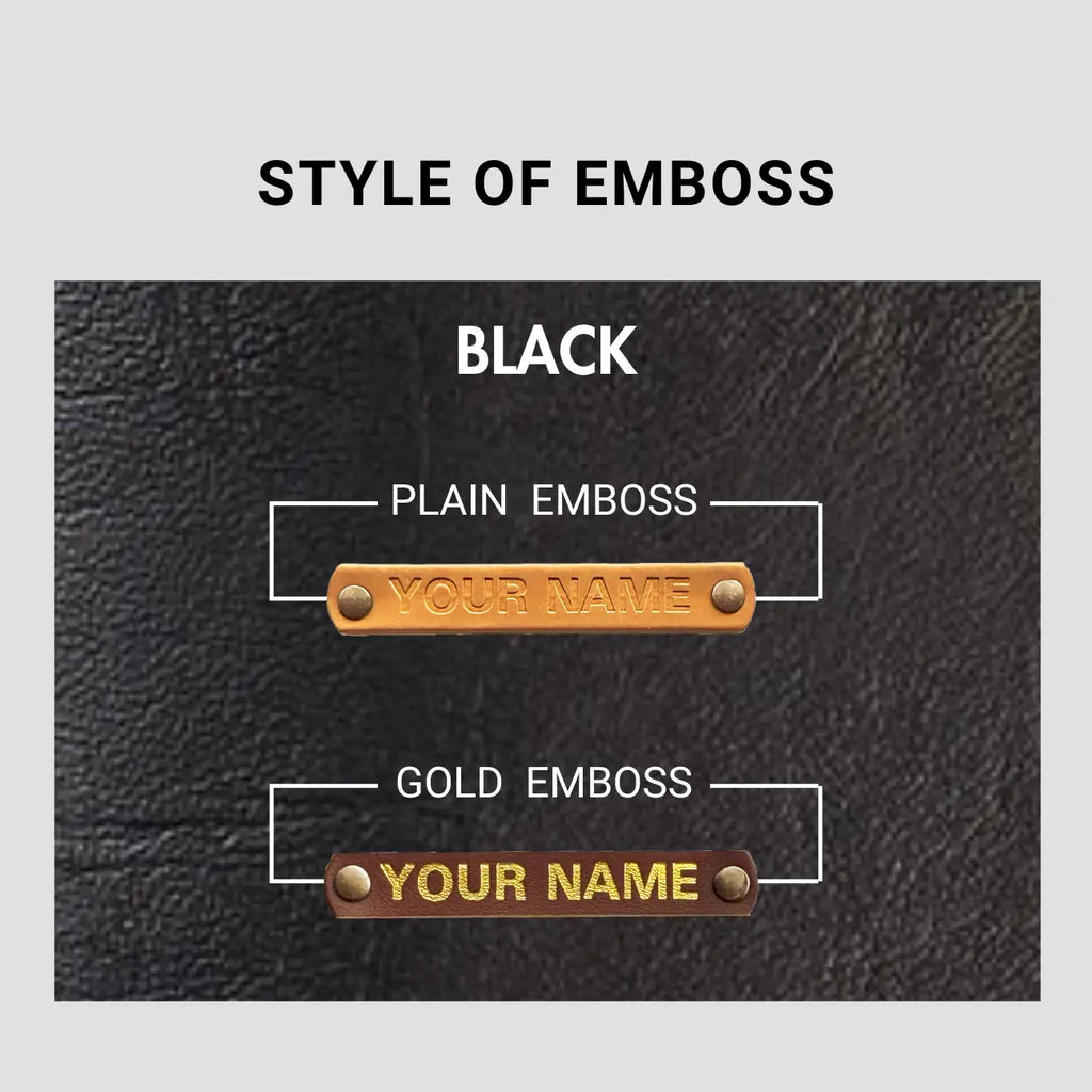 PERSONALISED GADGET ORGANISER - BLACK