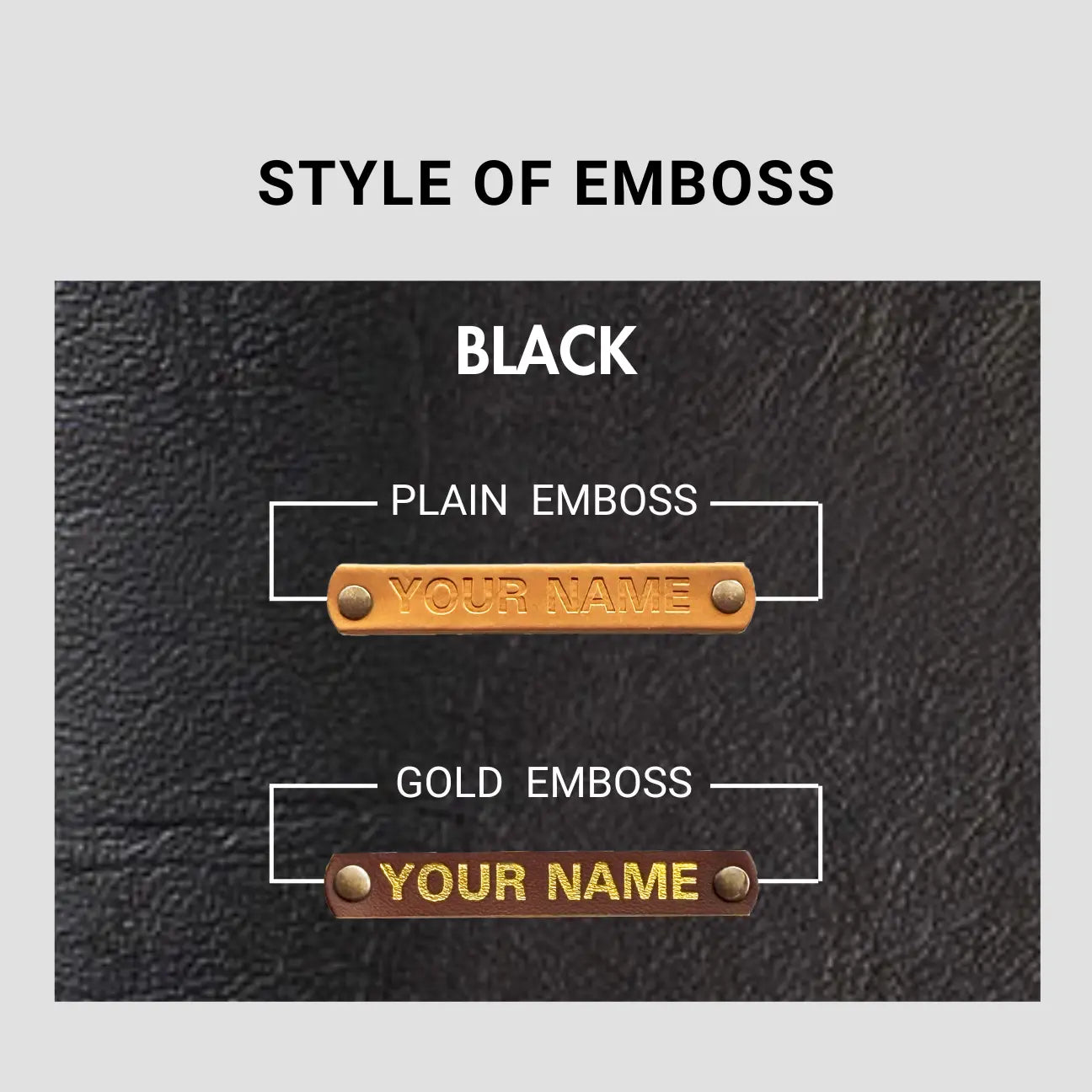 PERSONALISED TRAVEL POUCH - BLACK