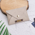 PERSONALISED CARDHOLDER - BEIGE
