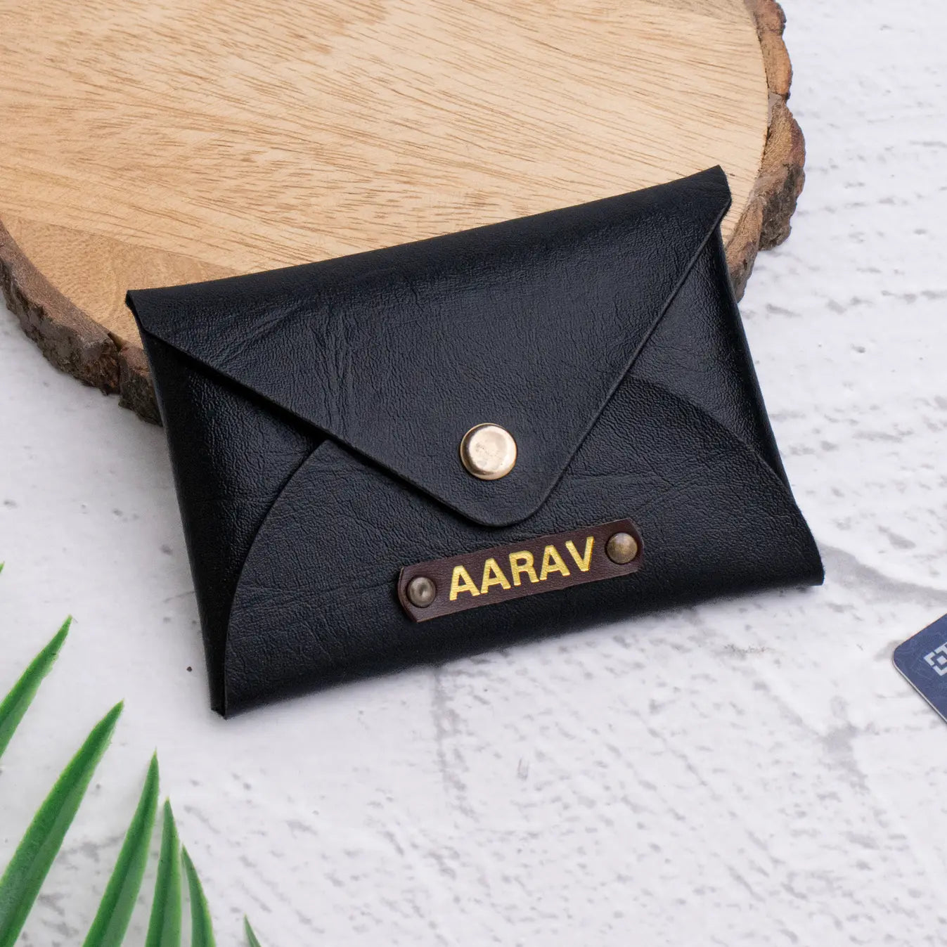 PERSONALISED CARDHOLDER - BLACK