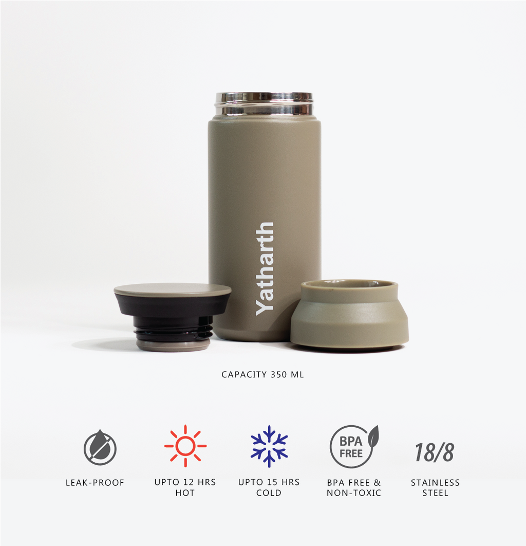 Personalised Insulated Coffee Tumbler- Olive