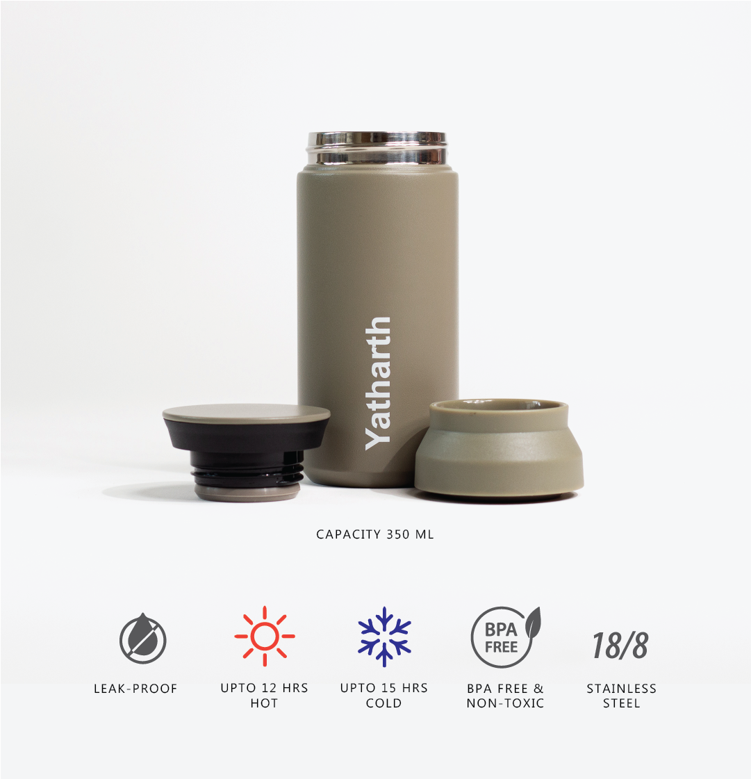 Personalised Insulated Coffee Tumbler- Olive