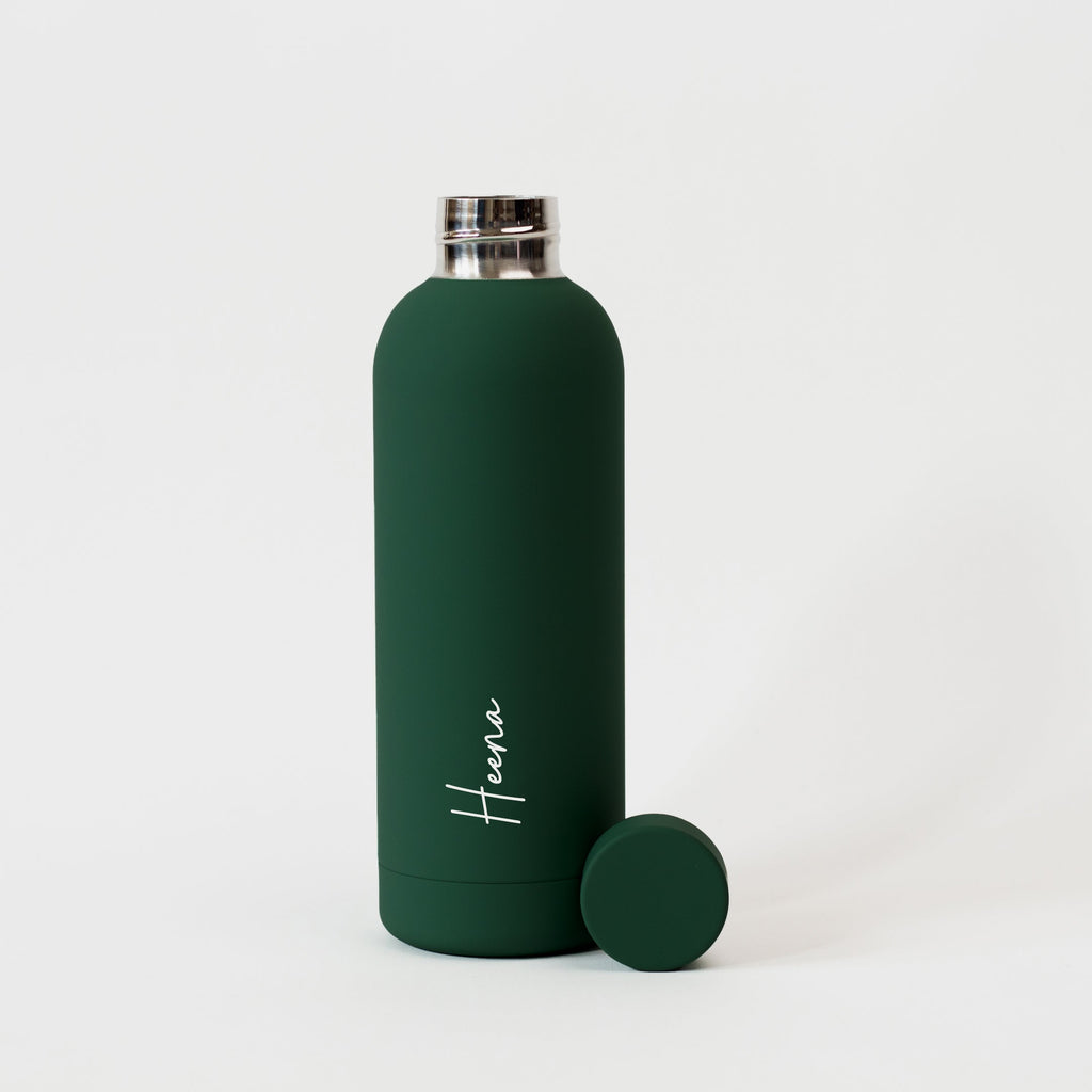 Personalised Water Bottle - Fern Green