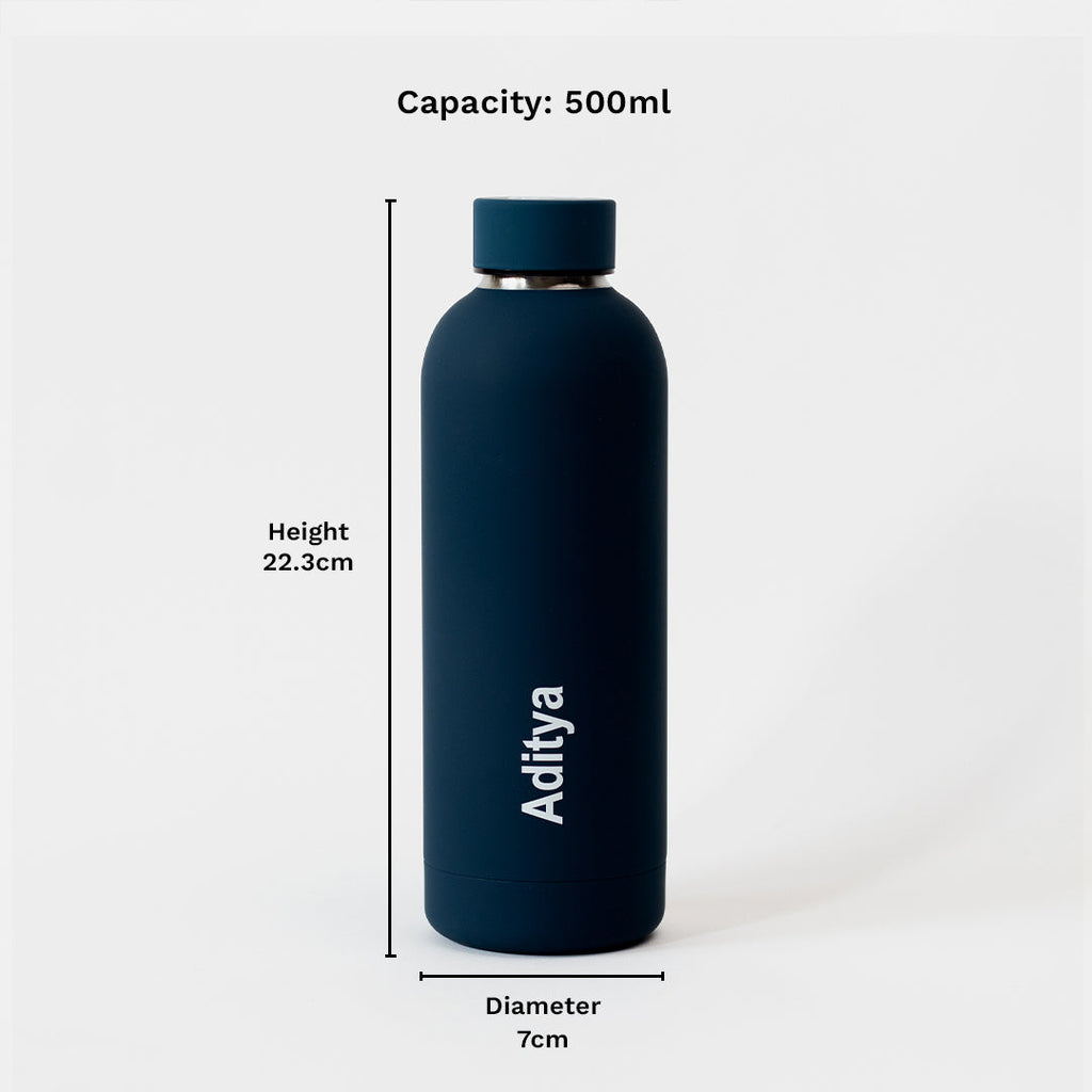 Kookumber - Personalised Water Bottle - Space Blue