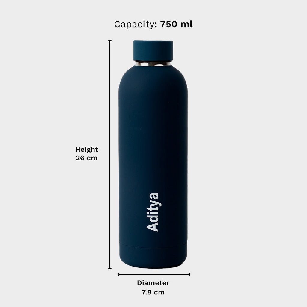 Kookumber - Personalised Water Bottle - Space Blue