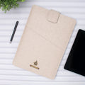 PERSONALISED LAPTOP/ DOCUMENT SLEEVE (13 Inch) - BEIGE