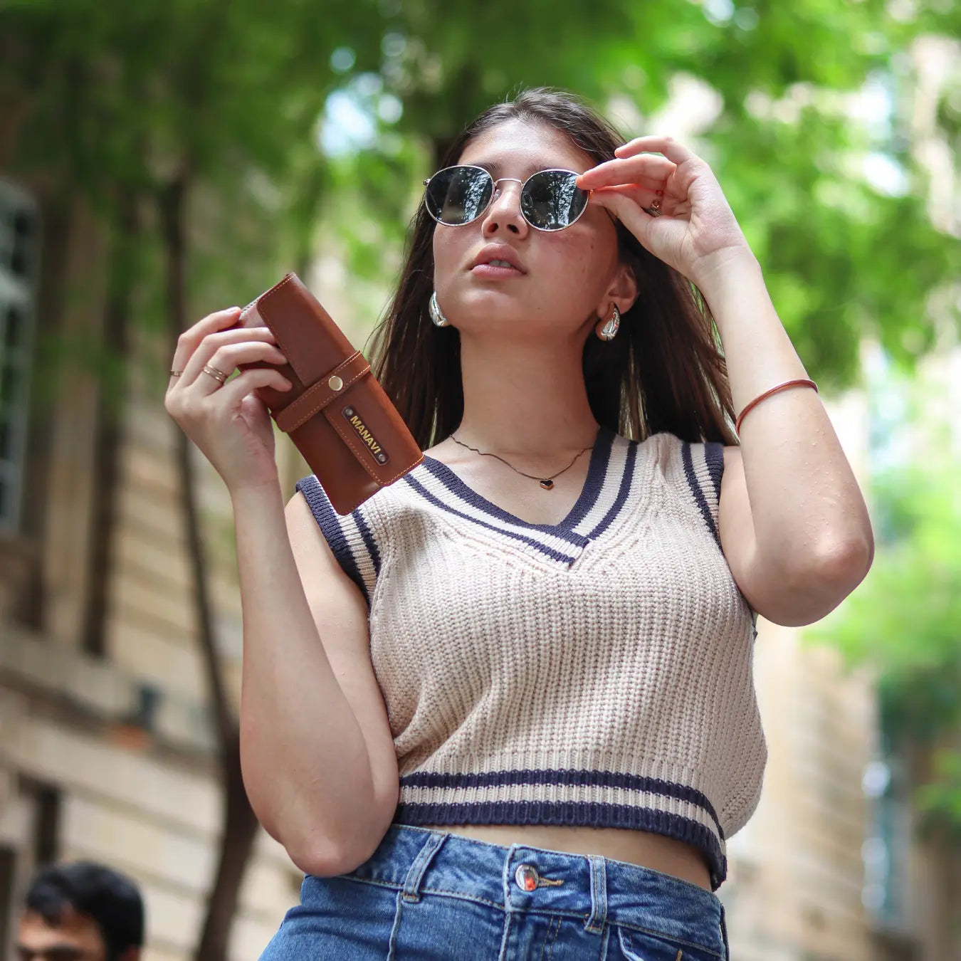 PERSONALISED EYEWEAR CASE - BLACK