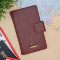 PERSONALISED FAMILY PASSPORT COVER - MAROON