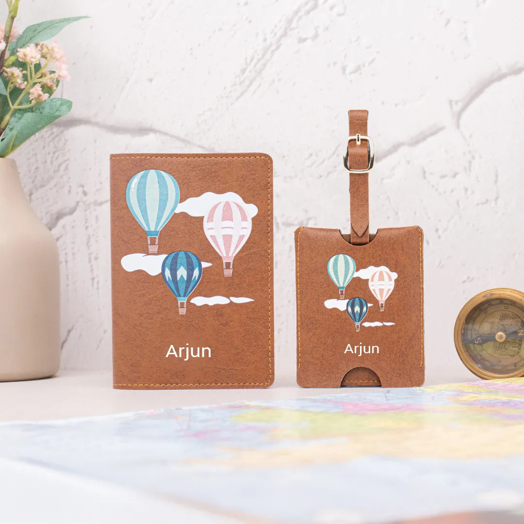 GETAWAY GIFT BOX - HOT AIR BALLOON - TAN