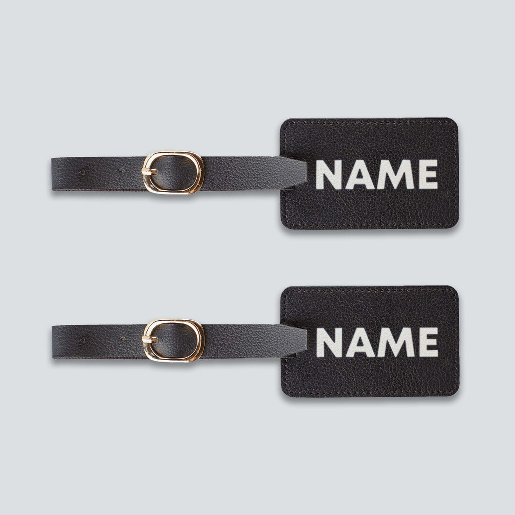 PERSONALISED LUGGAGE TAGS (SET OF 2) - PRINTED