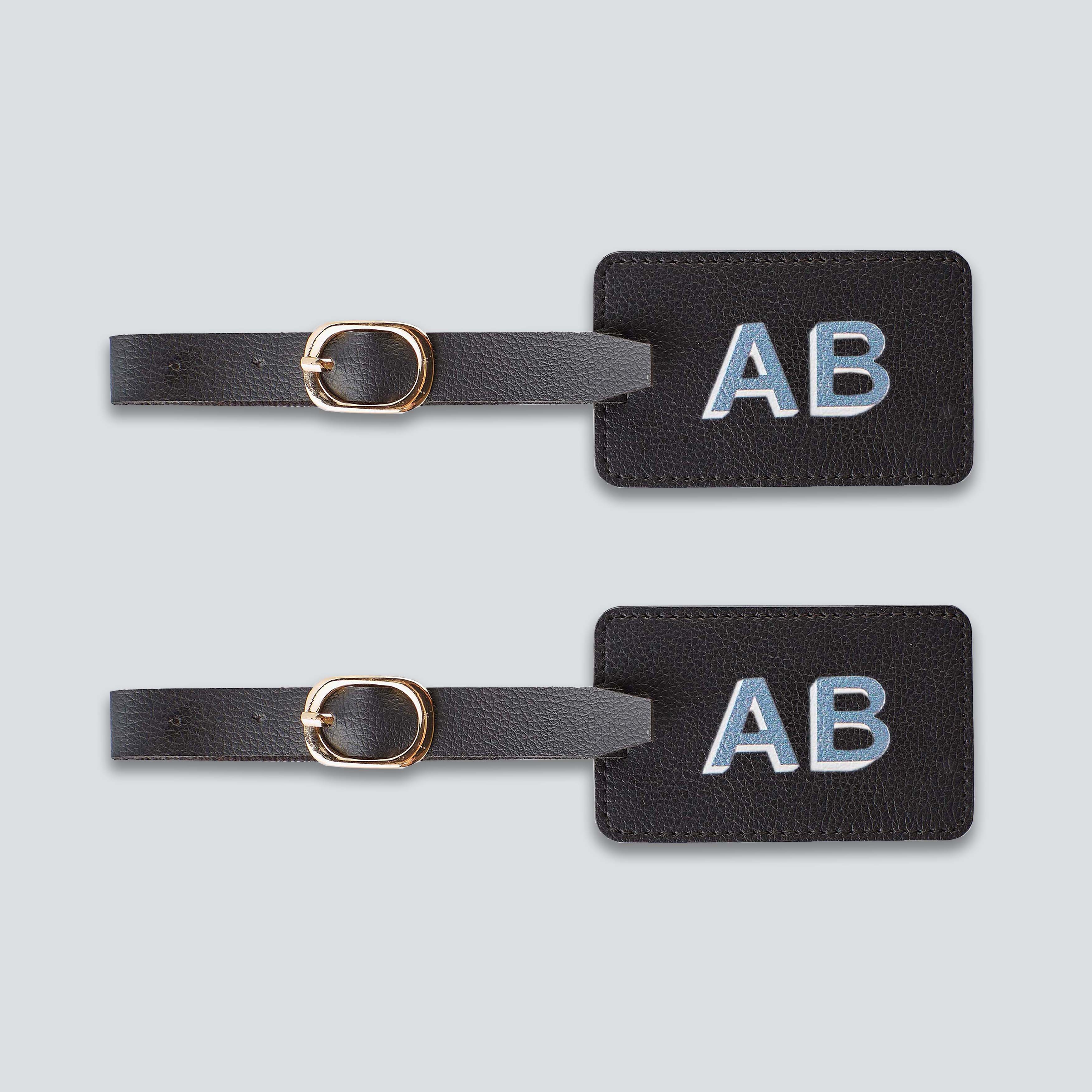 PERSONALISED LUGGAGE TAGS (SET OF 2) - PRINTED