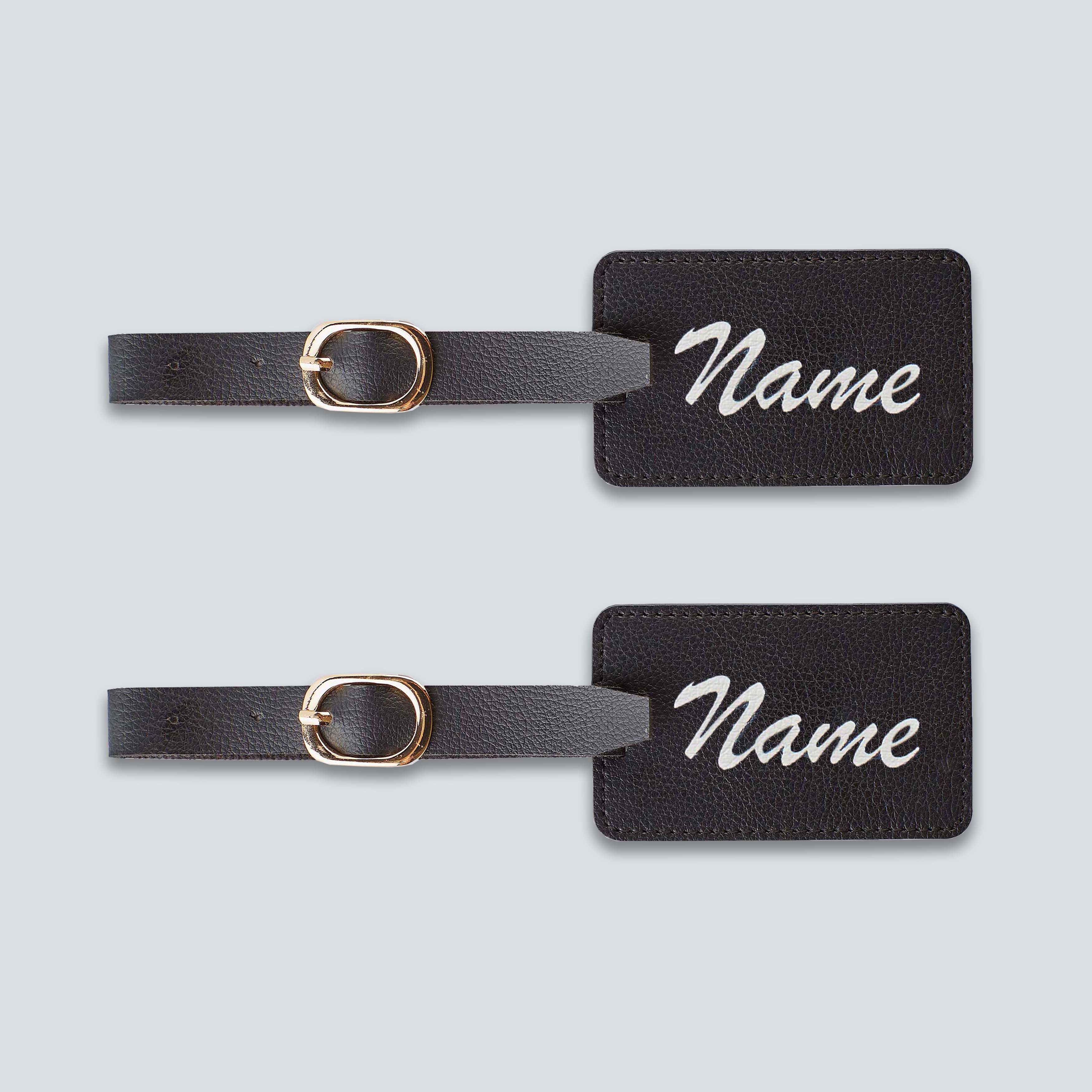 PERSONALISED LUGGAGE TAGS (SET OF 2) - PRINTED