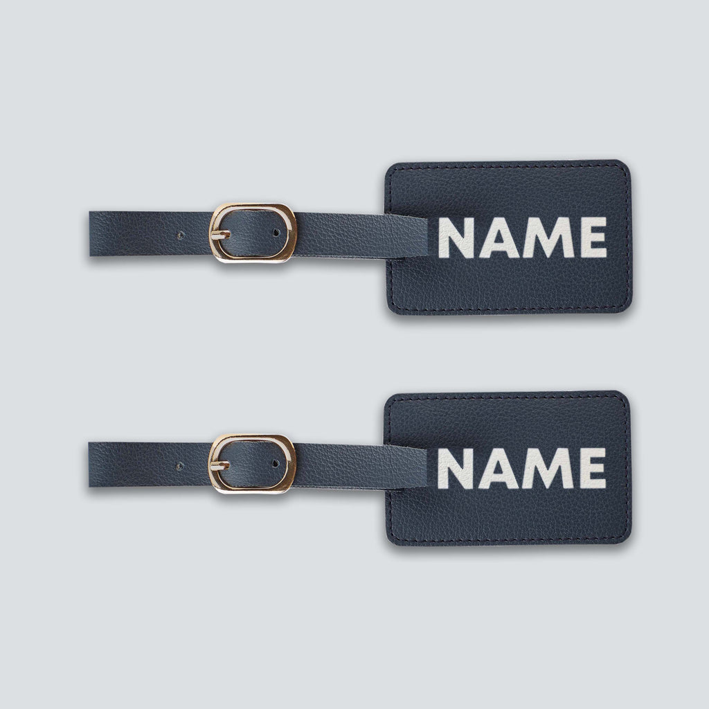 PERSONALISED LUGGAGE TAGS (SET OF 2) - PRINTED