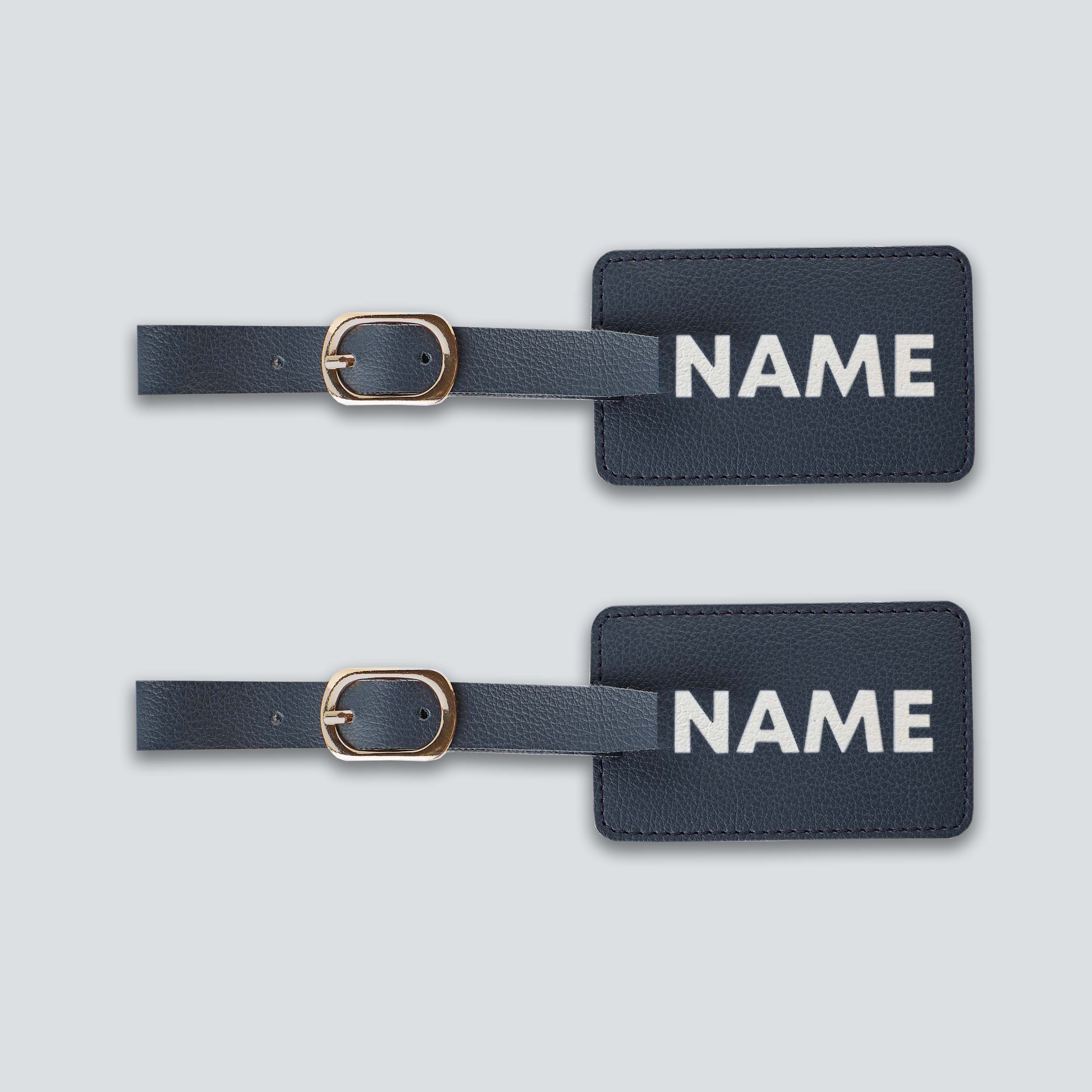 PERSONALISED LUGGAGE TAGS (SET OF 2) - PRINTED