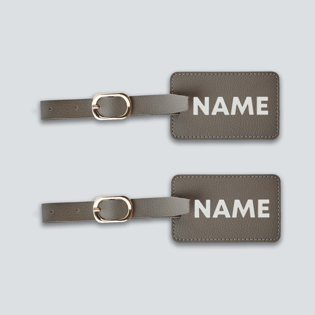 PERSONALISED LUGGAGE TAGS (SET OF 2) - PRINTED