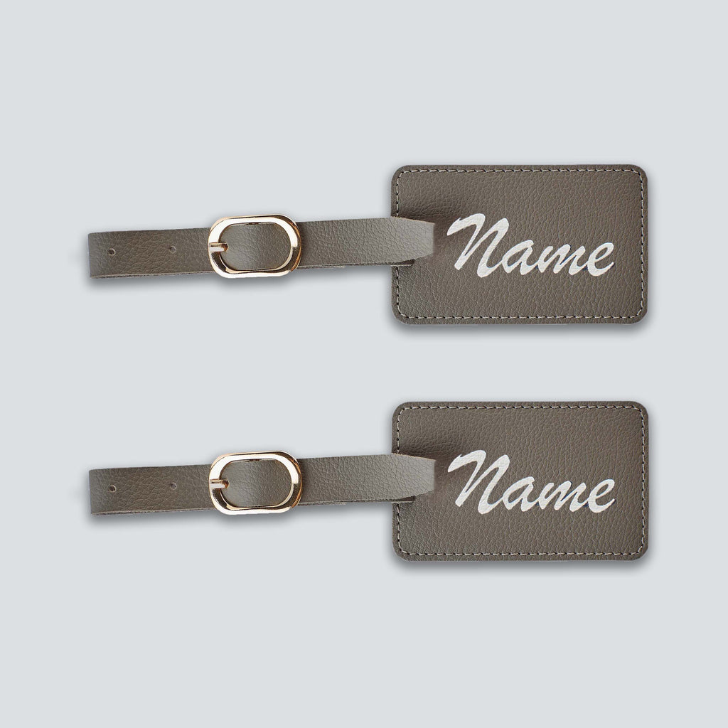 PERSONALISED LUGGAGE TAGS (SET OF 2) - PRINTED