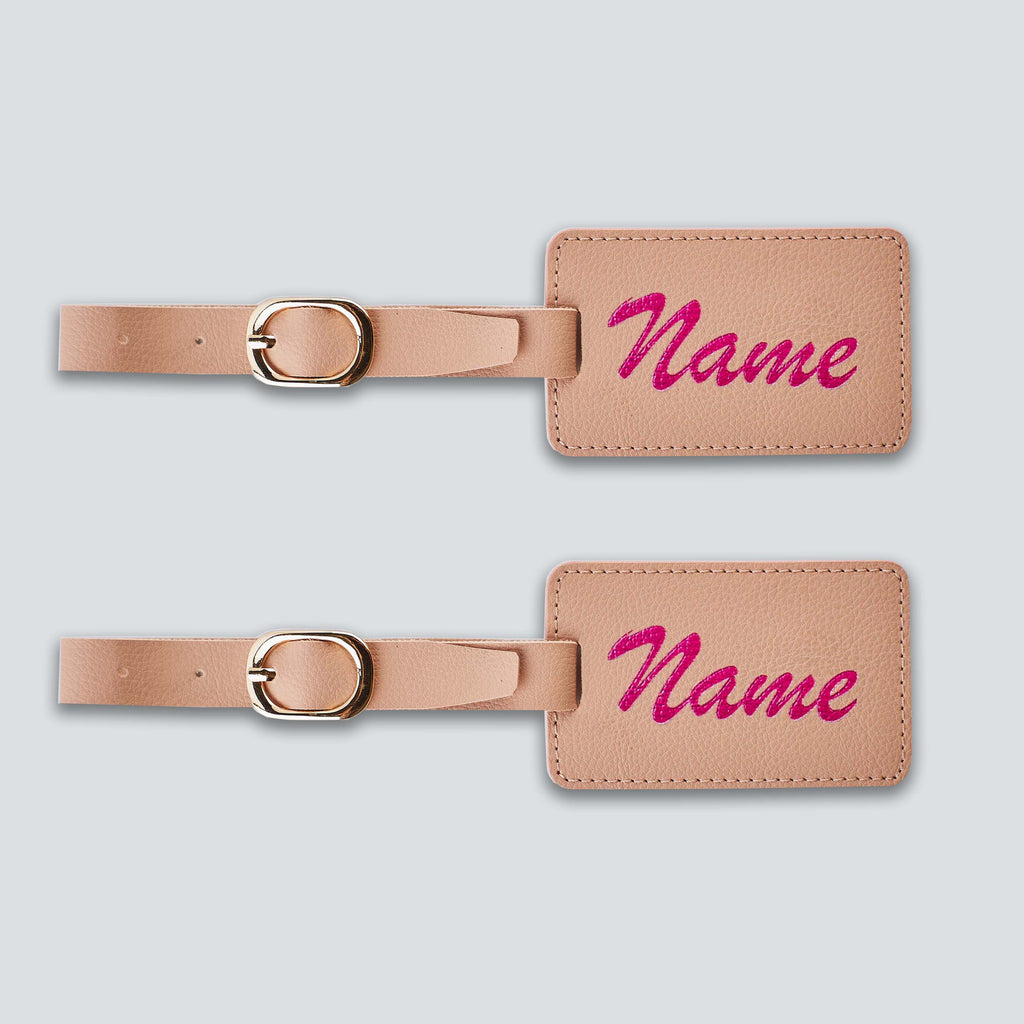 PERSONALISED LUGGAGE TAGS (SET OF 2) - PRINTED