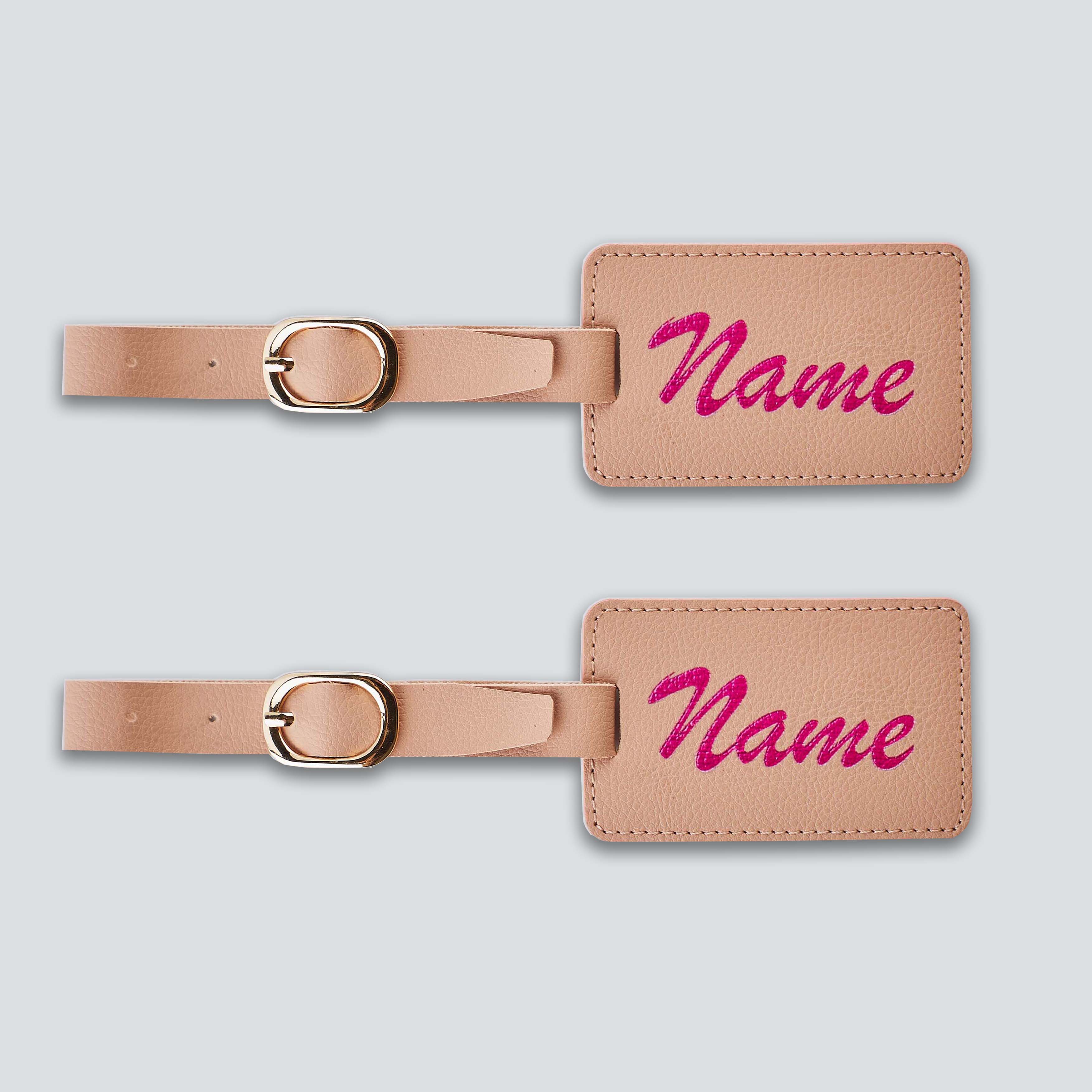 PERSONALISED LUGGAGE TAGS (SET OF 2) - PRINTED