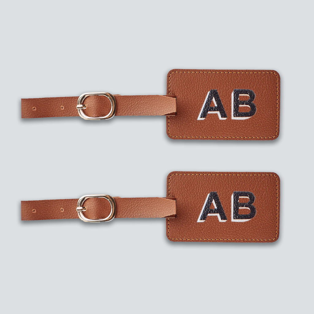 PERSONALISED LUGGAGE TAGS (SET OF 2) - PRINTED