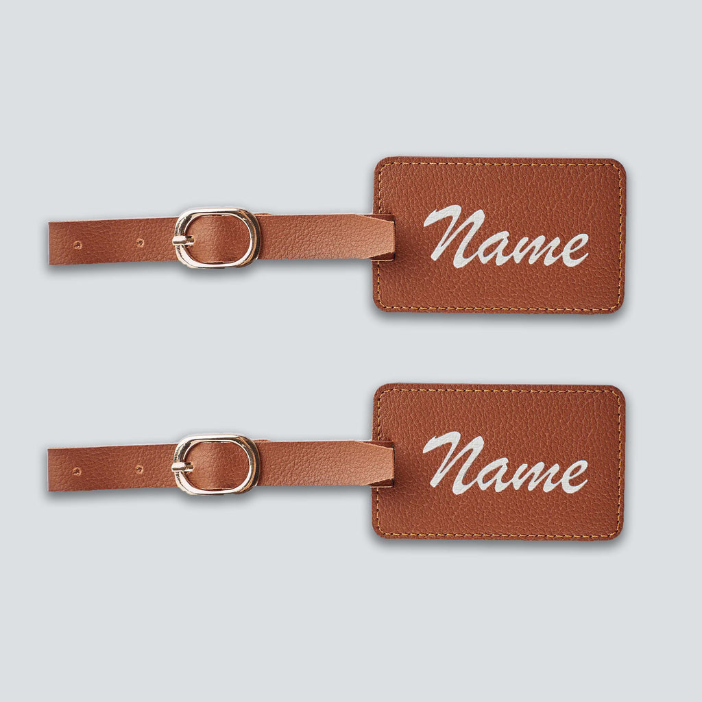 PERSONALISED LUGGAGE TAGS (SET OF 2) - PRINTED